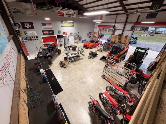 Moto Cinch “RED” Facility Complete!  Tracks underway.