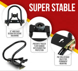 Moto Cinch E-Track Wheel Chock - Floor mount - Moto Cinch