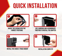 Moto Cinch E-Track Wheel Chock - wall mount - Moto Cinch