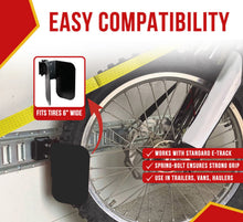 Moto Cinch E-Track Wheel Chock - wall mount - Moto Cinch
