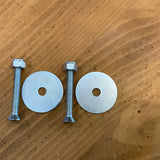 2” Hardware Kit - Single Hole Backing Plates - Moto Cinch
