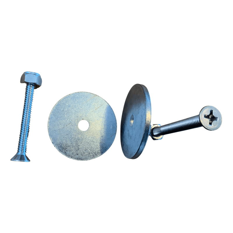 2.5” Heavy Hardware Kit - Single Hole Backing Plates - Moto Cinch