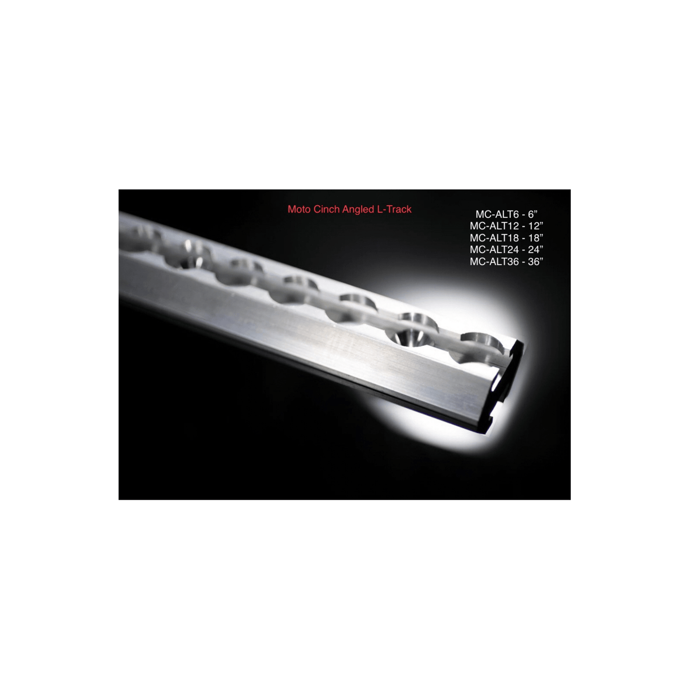 Moto Track Angled Aluminum L-Track (Airline Track) - Moto Cinch