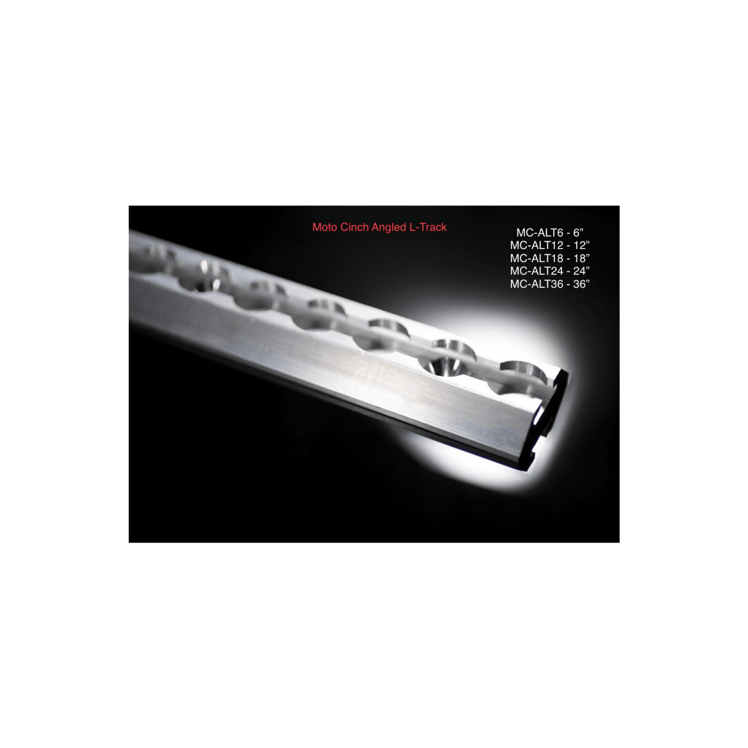 Moto Track Angled Aluminum L-Track (Airline Track) - Moto Cinch